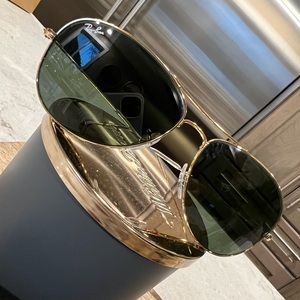 Ray-Ban Aviators — worn once!